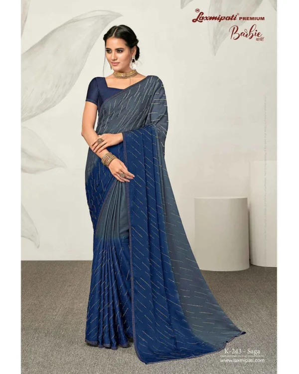 Buy Now Laxmipati D3-125 Viscose Fabric Steel Blue Kurti With Sharara &  Dupatta – Laxmipati Sarees | Sale